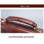 High Quality PU Leather Briefcase Bag Men Hot Selling Vintage Office Business Messenger Laptop Bag Portable Password Lock Work