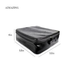 Hot Sell Pu Herb Bags Custom Print Logo  Bags Jar Smell Proof Man bag Lockable Case