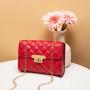 2024 Ladies Fashion Mobile Phone Bag New Embroidered Small Square Bag with Diamond Chain for Ladies Wholesale