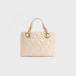 2024 Embroidered Bags New Fashion Diamond Stitching Handbag Small Women's Handbags Casual Cross-body Bag Style Shoulder Bag