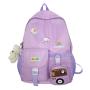 Big capacity boys girls bookbag travel laptop bag custom pin display school backpack