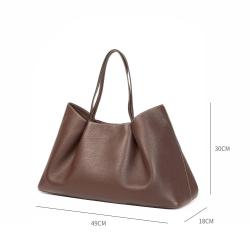 Luxury Custom Bag With Logo Vegan Leather Ladies Handbag Large Size Tote Bag For Women