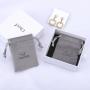 Custom Logo Printing Mini Velvet Drawstring bag For Jewelry Packaging Soft Velvet Cosmetic Jewelry Pouch