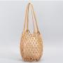 2024 Summer Mesh Tote Bags Women Handbags Ladies Casual Shoulder Beach Bag Cotton Tote Handbags For Holiday
