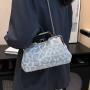 HR383 New Fashionable Style Dinner Party Clutch Bag Personalized Sequin Clip Handle Bag Chain Strap One Shoulder Crossbody Bag
