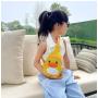 ZR429 Children's Lovely Versatile Contrast Color Chest Bag Little Girl's Nylon Messenger Bag kids Duck Cross Body Shoulder Bag