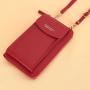 Mobile Phone Bag Touch screen Zipper Wallet Fashion Mobile Phone Messenger Bag New Small Mini Single Shoulder Crossbody Bag