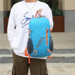 HR010 New Portable Unisex Fashion Sports Bag Polyester Outdoor Cycling Backpack Waterproof Foldable Travel Backpack
