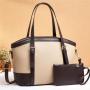 bolsos de mujer Contrast Color Tote Bag Trendy Handbags New Fashion Purses And Handbag For Women