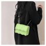 ZR280 Popular Women 2023 Spring New Fashion Simple Chain Shoulder Bag Casual Texture Crossbody Small Square Bag