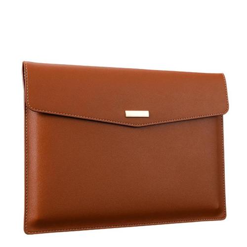 HR160 Customized Stamping Office Document Bag PVC Meeting Information Hand Bag Metal Decoration Business Portable Storage Bag