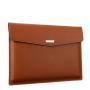 HR160 Customized Stamping Office Document Bag PVC Meeting Information Hand Bag Metal Decoration Business Portable Storage Bag