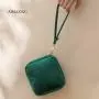 Mini Lipstick Bag Women Velvet Small Make Up Bag Travel Sanitary Napkin Bag for Girls Cosmetic Organizer Case
