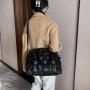 Wholesale Padded jacket shoulder bag filled with cotton large capacity handbag fold fashion women's crossbody bag