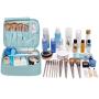 Gelory Travel Makeup Bag Large Cosmetic Bag Makeup Case Organizer for Women and Girls