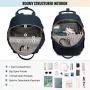 LOVEVOOK Small Nylon Backpacks Bags with USB Port Cute Fashion School Daypack Mini Backpack Purse for Women Girls Kids