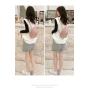Korean Ladies PU Leather Embroidered Mini Backpack Geometric Rhombus Texture Travel Small Backpack For Women