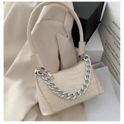 wholesale women handbags Chain Handbags designer shoulder bags Girl Pure Color Zipper Bucket Handbag
