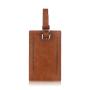 Wholesale id badge card holder leather lanyard id card holder leather luggage card holder