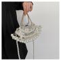 New style acrylic pearl handbag bag shell ladies evening bag chains crossbody bag handbag for women