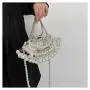 New style acrylic pearl handbag bag shell ladies evening bag chains crossbody bag handbag for women
