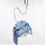 2023 new Tassels ladies bags personality and punk handbag for women glisten material female crossbody bags factory 28 cm