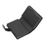 Ultrathin Rfid Function Pu Leather Metal Card Wallet Aluminium Card Holder Wallet