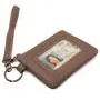 Handmade quality leather cards holder leather coin pouch leather card wallet zipper small wallet