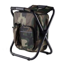 KBW626 High Quality Outdoor Camping Folding Stool Portable Insulated Bag Stool Barbecue Beach Lightweight Stool Case Bag