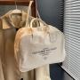 Women's Canvas Bag Custom Logo Large Capacity Canvas Shoulder Bag New Summer Travel Luggage Bag