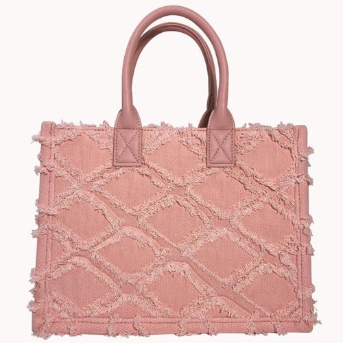 Canvas Bag Women'S Summer High Fashion Shoulder Underarm College Students Tote Denim Bag