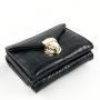 Stock Crocodile PU Leather Crossbody Chain Luxury Design Shoulder Lady Handbags Metal Lock Fold Wallets for Women Fashionable