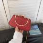 Trend metal handle crossbody bags ladies chain golden rhinestone bags women clutch bag party handbags wholesale