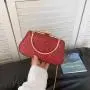 Trend metal handle crossbody bags ladies chain golden rhinestone bags women clutch bag party handbags wholesale
