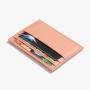 leather id card holder RFID blocking customized logo men card holder wallet