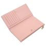 2024 Genuine Leather Plain Wallets Credit Card Holder Luxury Pu Women's Bifold Wallet Rfid