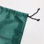 High End Custom Logo Printed Satin Drawstring Dust Bag For Handbag High-Heeled Shoes Packing Luxury Gift Satin Pouch
