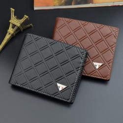 2022 high quality wholesale fashion men's leather card holder wallet