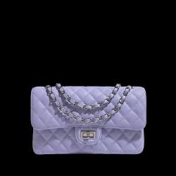 Hot Selling Ladies Pu Leather Cross Body Bag Classic Quilted Metal Chain Shoulder Bag