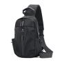 Gelory Small Crossbody Shoulder Bag Daypack Cycling Walking Waterproof Sling Chest Bag with USB Charging Port