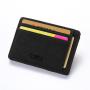 CUIKCA Magic Wallet Money Clip Zipper Coins Elastic Wallet For Men Purse Unisex Pu Leather Slim Men Wallet Card Holders