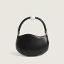 New Fashion Pea Small Bag Woman Custom Bolsos Niche Designer Pure Color Pu Leather Handbag Zipper Single Shoulder Crossbody Bag