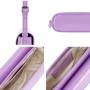 Customized Design Women's Pu Leather Shoulder Bags With Good Price Purple Color Ladies HandBags With Lots Inner Pocket