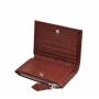 Croco leather women wallet with zipper vegan croco leather card holder wallet for women