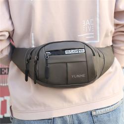 Wholesale light multi purpose business money collection mobile phone chest bag men waist bag