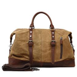 Factory wholesale high quality large capacity sports retro Bags gym handbags for men bag travel canvas weekender duffle bag