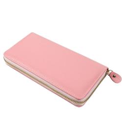 ZR419 Fashion Versatile Woman Long Wallet Lattice Card Holder Case Girl  Purse Female Money Clip Billfold Zipper PU Leather