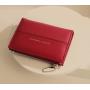 ZR486 Fashion Versatile Woman Short Wallet Classic Card Holder Case Girl  Purse Female Money Clip Billfold Zipper PU Leather