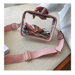 Fashion Entire Transparent PVC bag Customeization Mini Clear Women Crossbody Bag