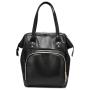 Realer PU leather handbags and backpacks large capacity women's school backpacks bags